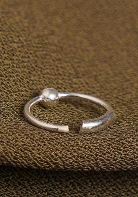 Silver Beads 925 Sterling Silver Nosering