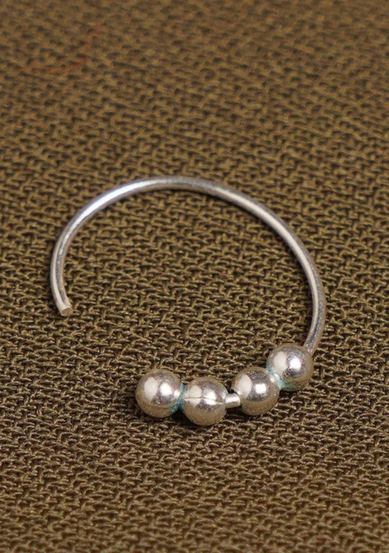 Silver Evil Eye 925 Sterling Silver Nosering