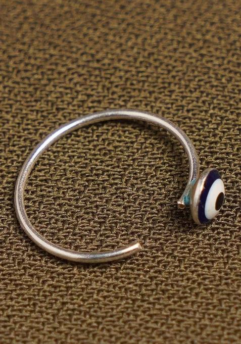 Blue Stone 925 Sterling Silver Nosering