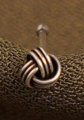 Silver Stone 925 Sterling Silver Nosepin