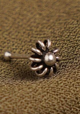 Silver Beads 925 Sterling Silver Nosepin