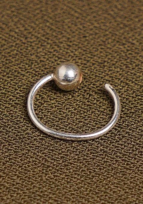Silver Beads 925 Sterling Silver Nosering