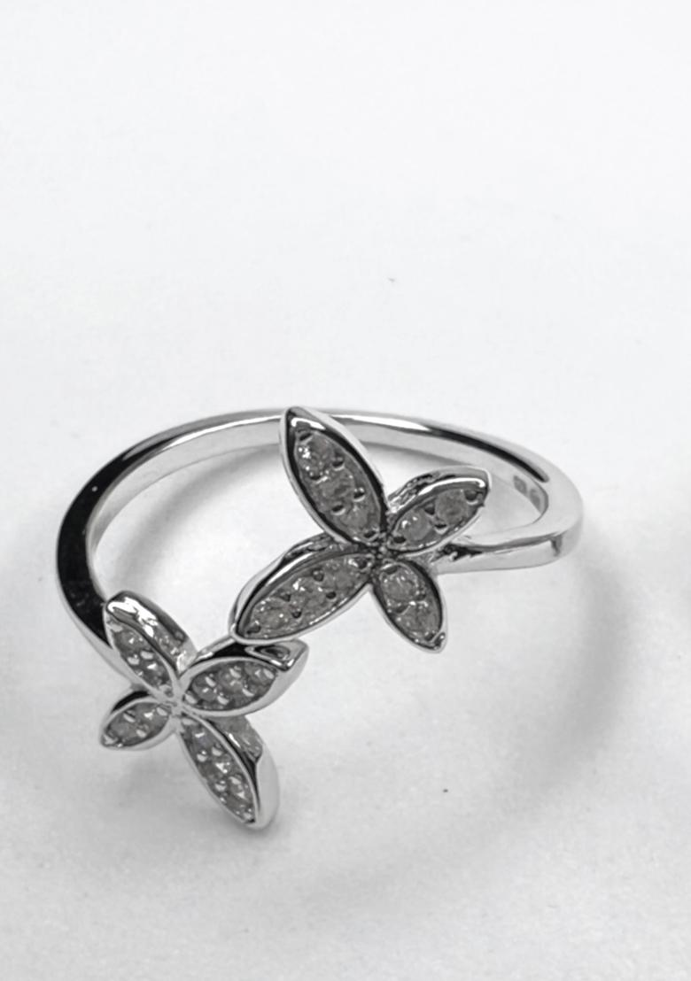 Silver Stone 925 Sterling Silver Toe Rings