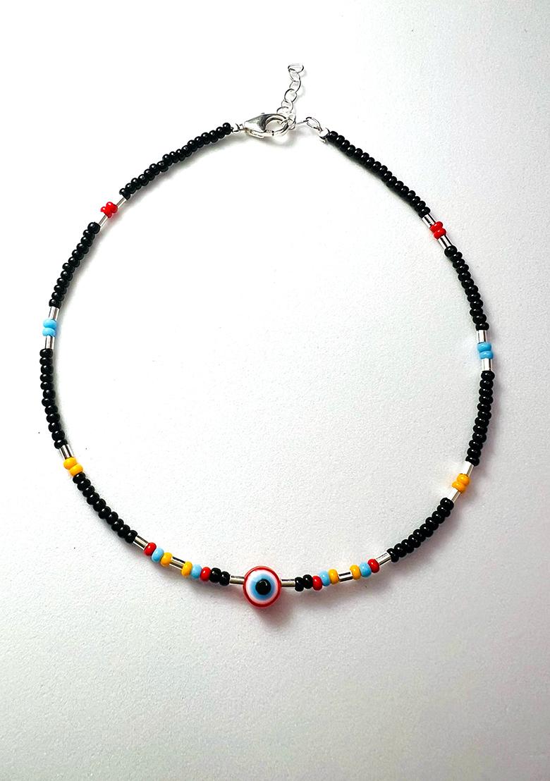 Red Evil Eye 925 Sterling Silver Anklet