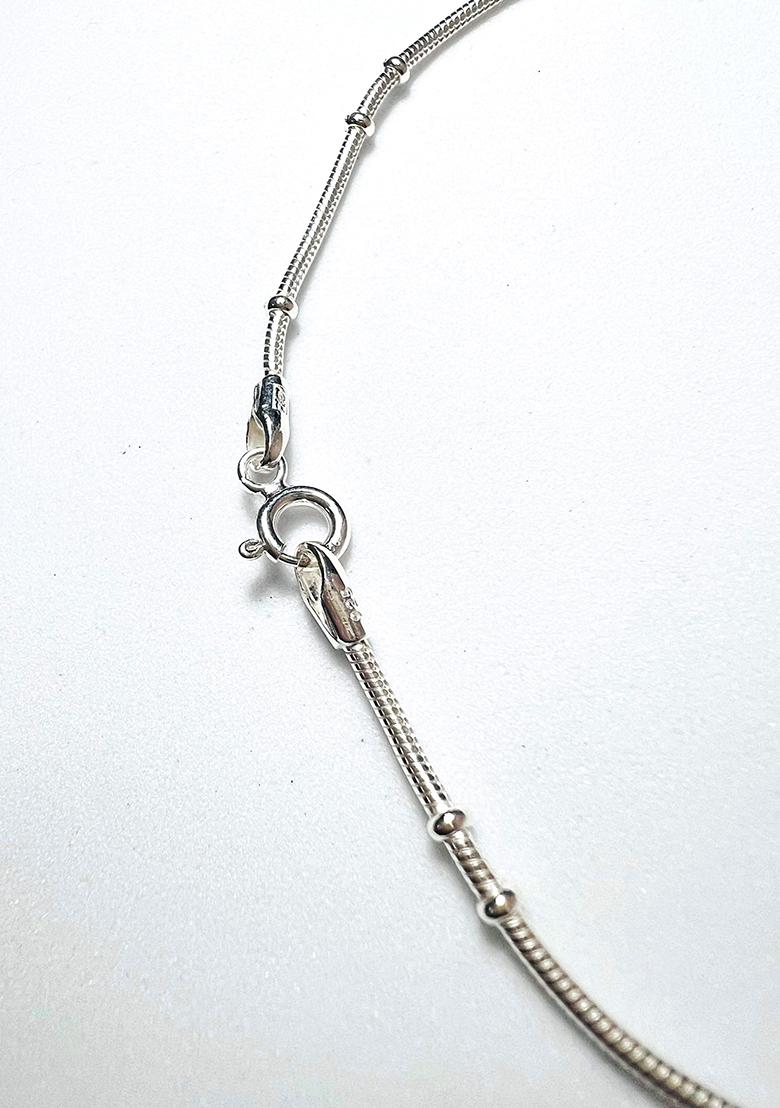 Silver Plain 925 Sterling Silver Anklets