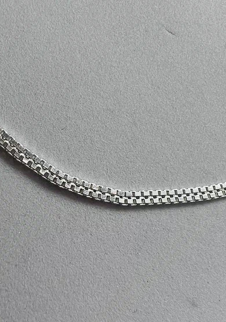 Silver Plain 925 Sterling Silver Anklets