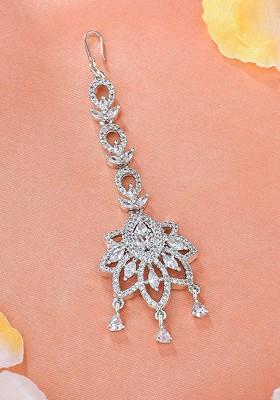 Silver Studded Rhodium Plated Head Accessories