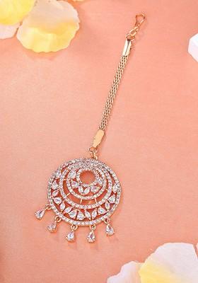 Rose Gold Studded Gold Plated Head Accessories