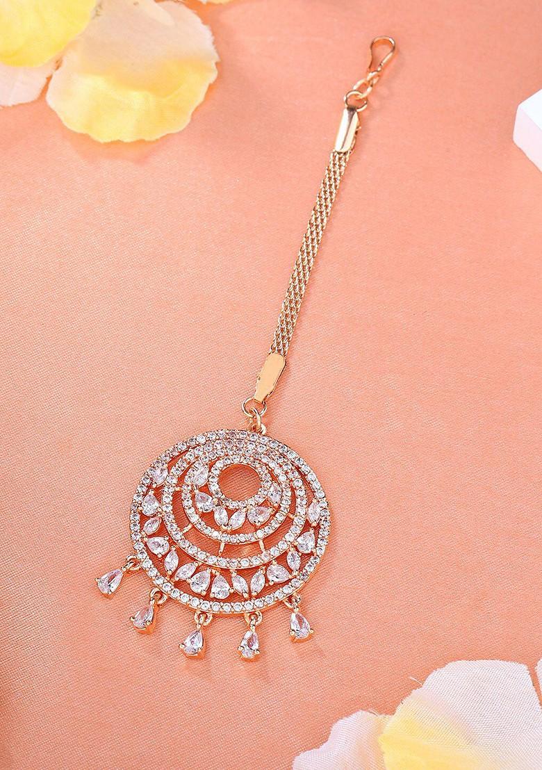 Rose Gold Studded Gold Plated Head Accessories