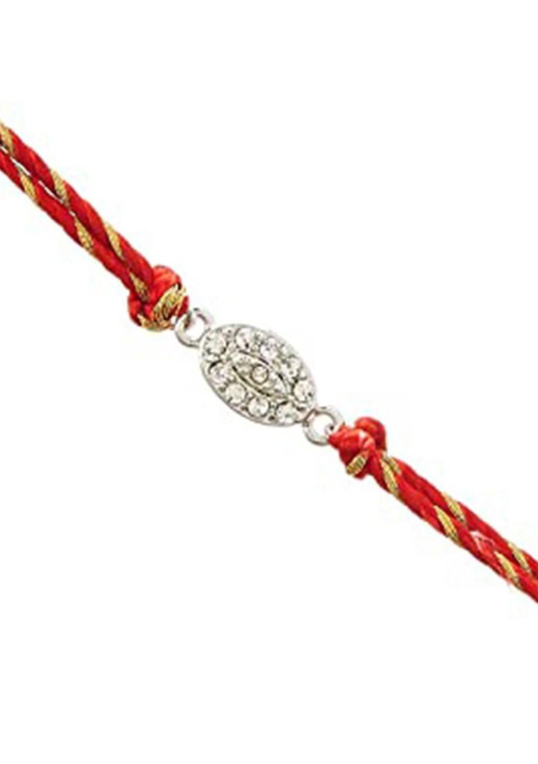 Silver Studded Rhodium Plated Bangles And Bracelets