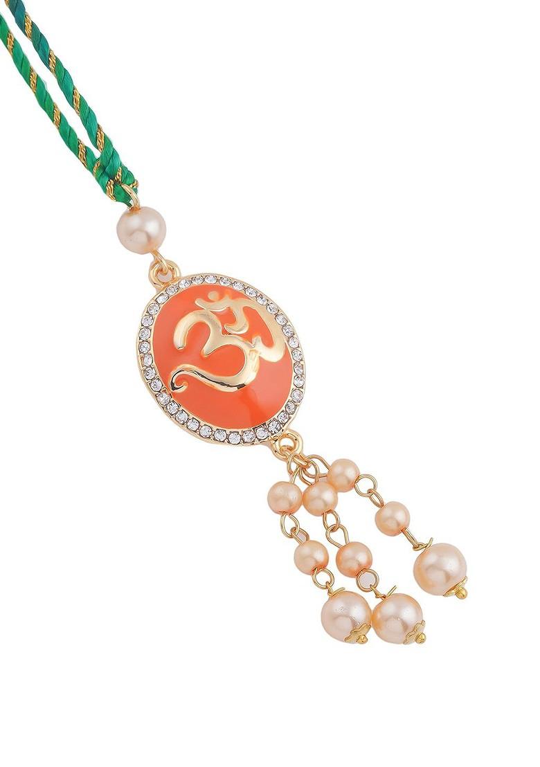 Blue Solid Bhaiya Bhabhi Rakhi