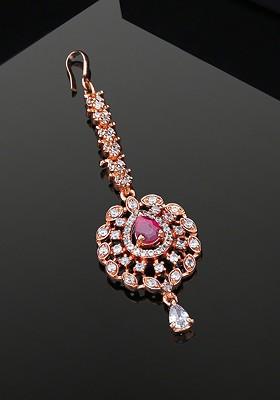 Rose Gold Studded Gold Plated Head Accessories