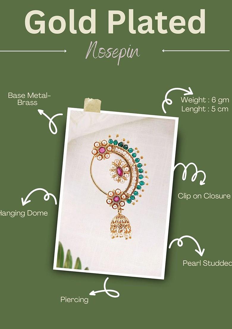 Gold Plain Gold Plated Nosepin