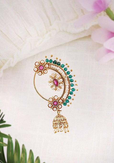 Gold Plain Gold Plated Nosepin