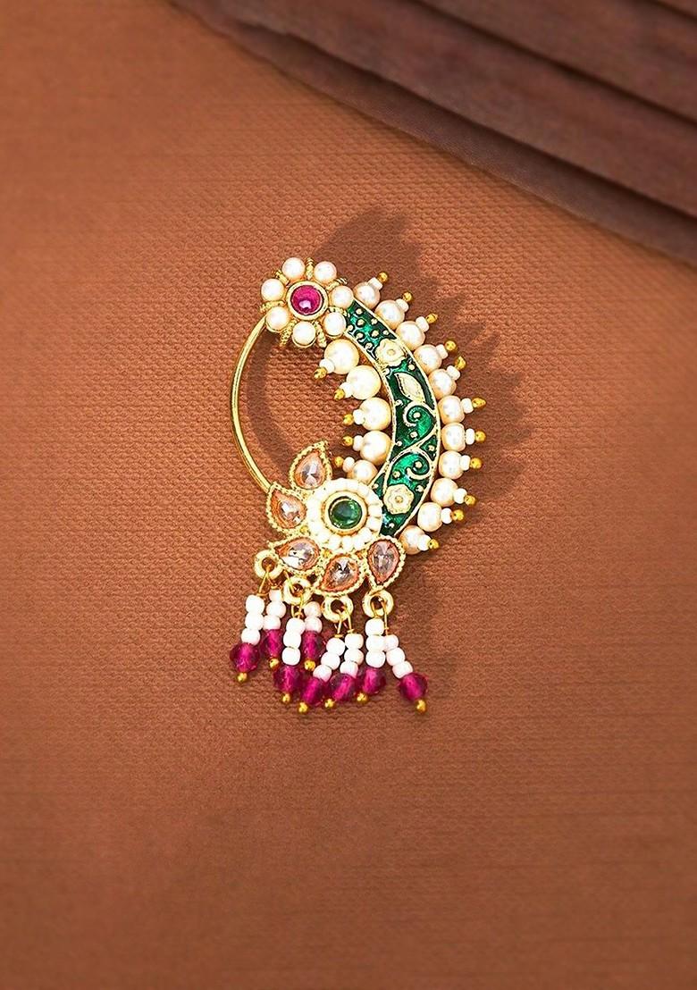 Gold Plain Gold Plated Nosepin