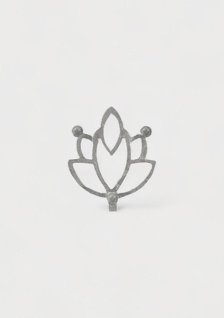 Silver Lakshmi Design 925 Sterling Silver Nosepin