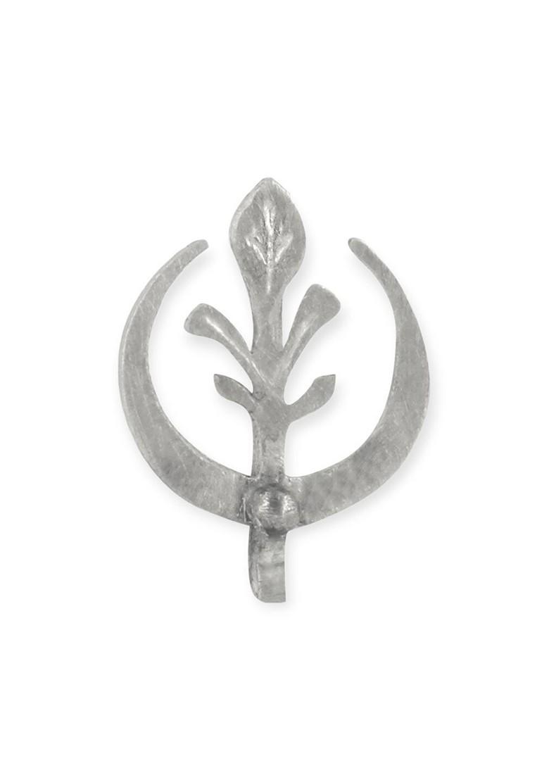 Silver Moon Design 925 Sterling Silver Nosepin