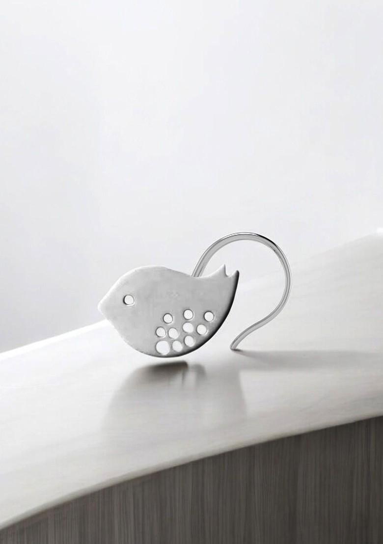 Silver Bird Stud 925 Sterling Silver Nosepin