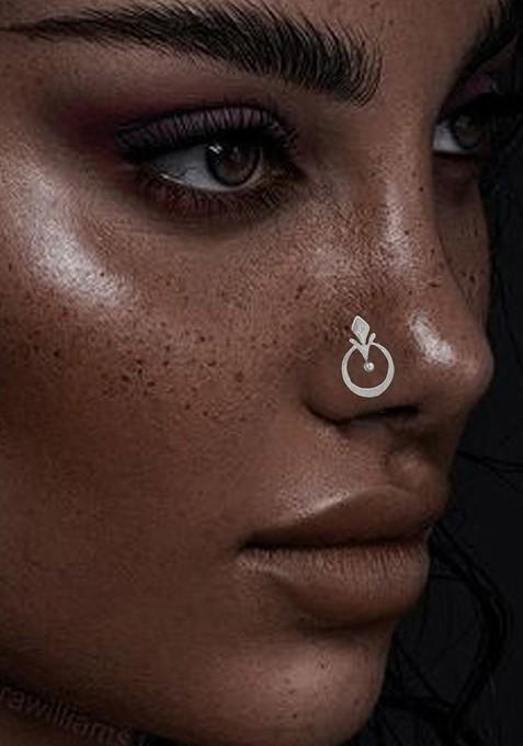 Silver Stud Silver Plated Nosepin