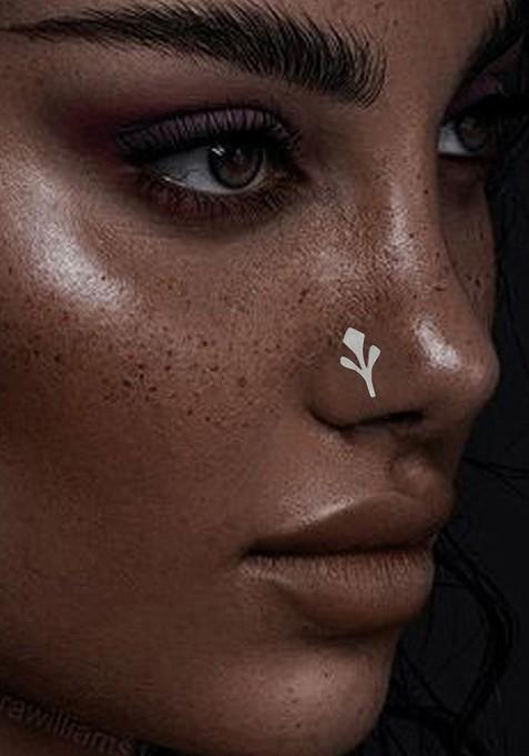 Silver Stud Silver Plated Nosepin