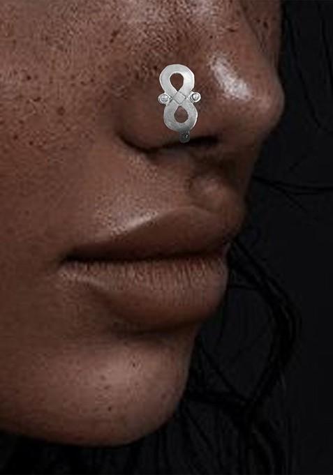 Silver Infinity Design 925 Sterling Silver Nosepin