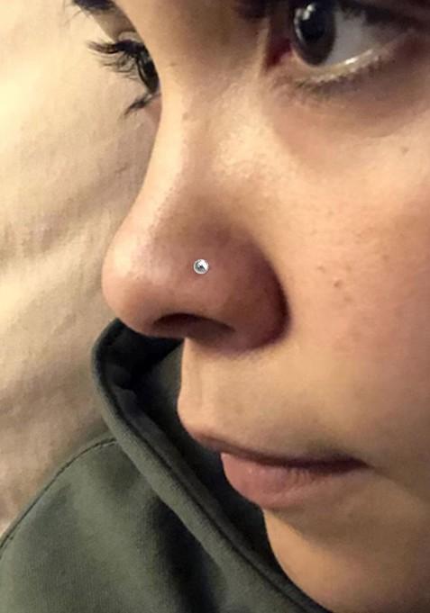 Silver Stud 925 Sterling Silver Nosepin