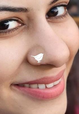 Silver Bird Stud 925 Sterling Silver Nosepin