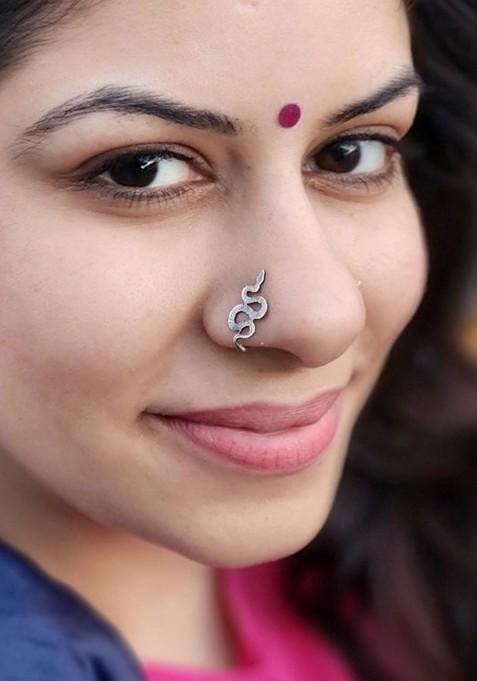 Silver Stud Silver Plated Nosepin