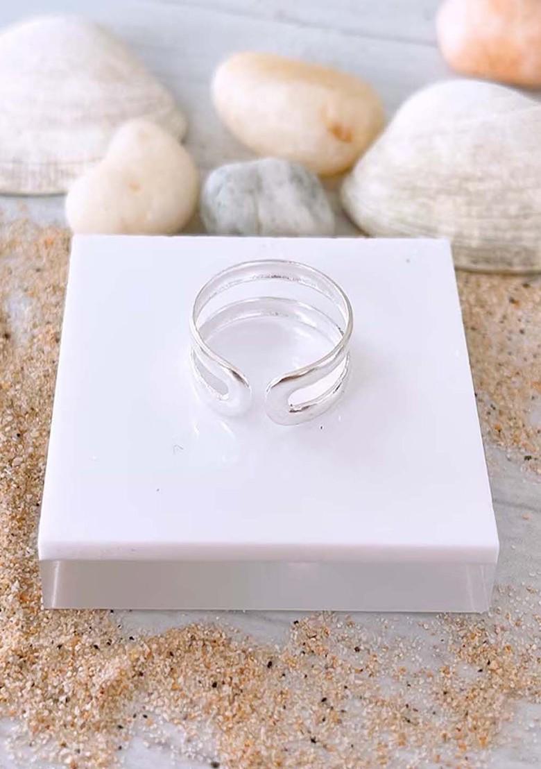 Silver Plain 925 Sterling Silver Toe Rings