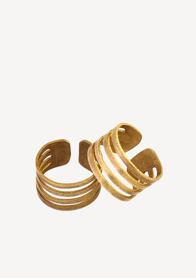 Bronze Brown Plain Oxidised Toe Rings