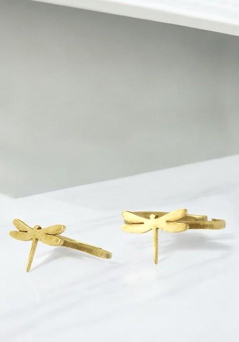 Gold Plain Gold Plated Toe Rings
