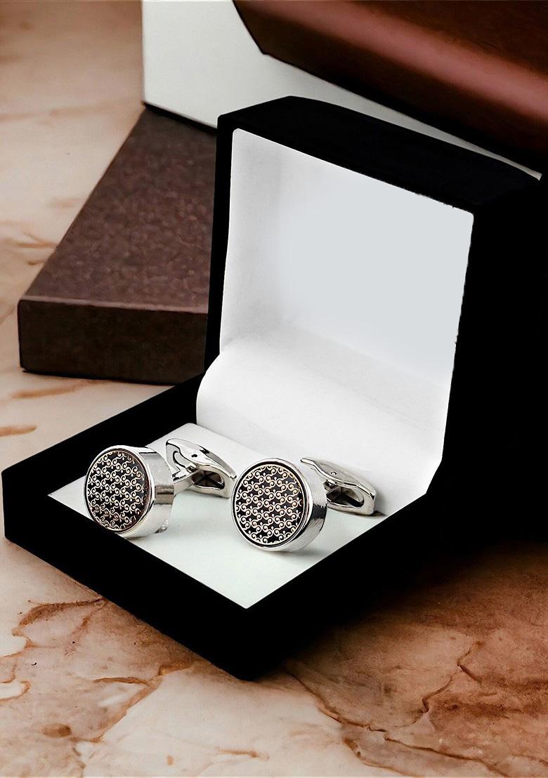 Silver Studs Silver Plated Cuffling For Men