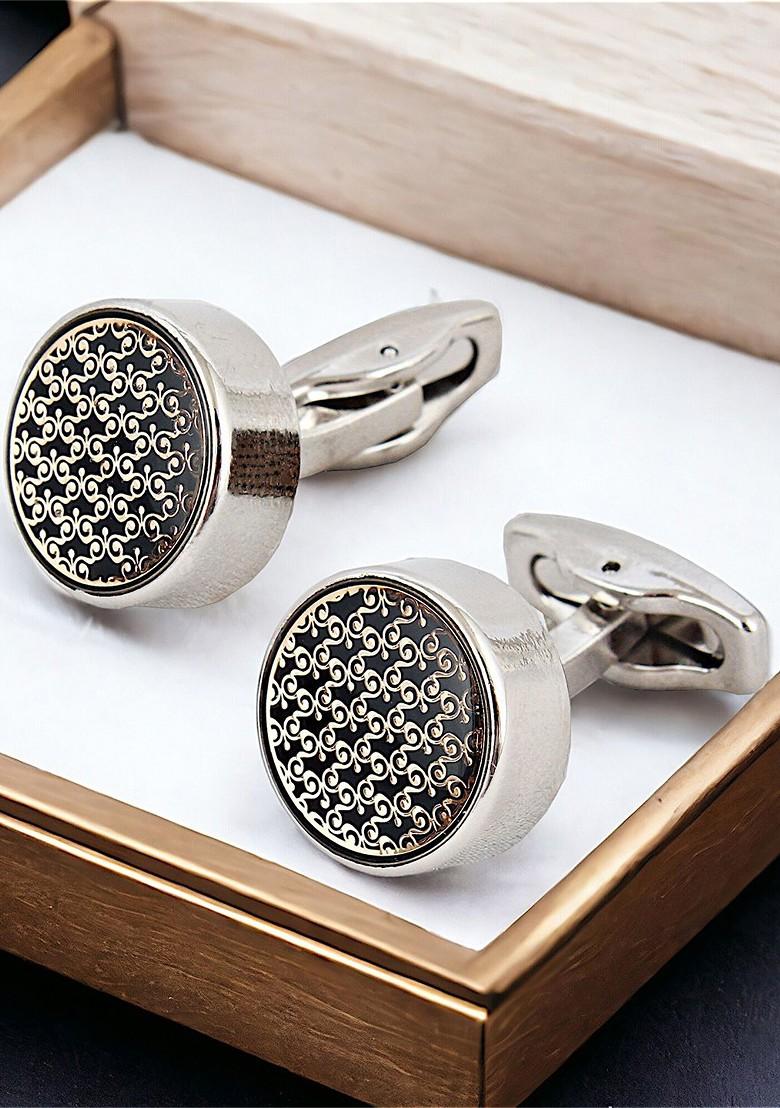Silver Studs Silver Plated Cuffling For Men