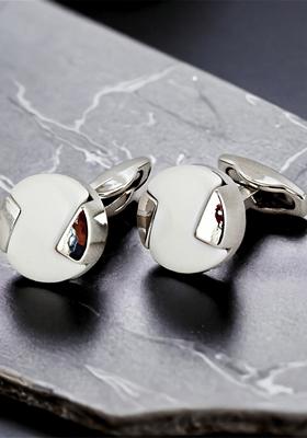 Silver Studs Silver Plated Cuffling For Men