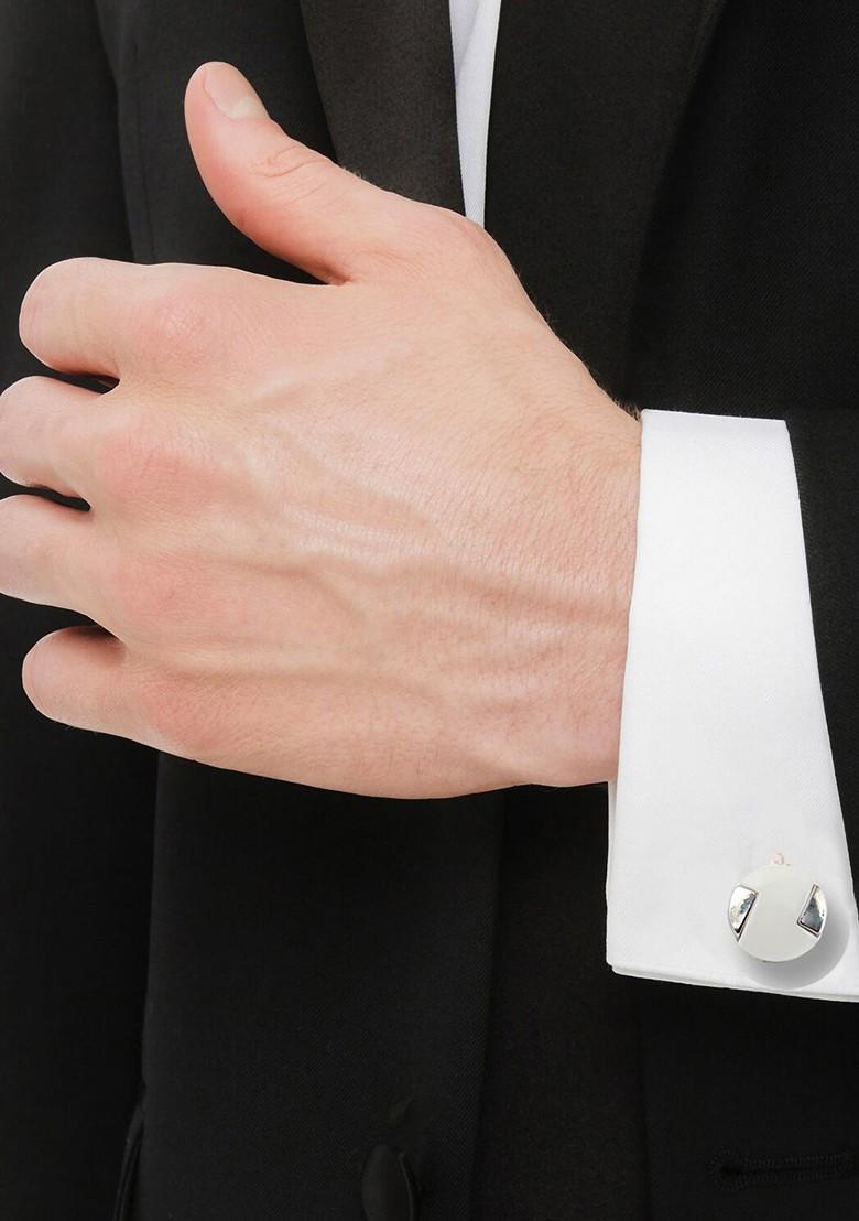 Silver Studs Silver Plated Cuffling For Men