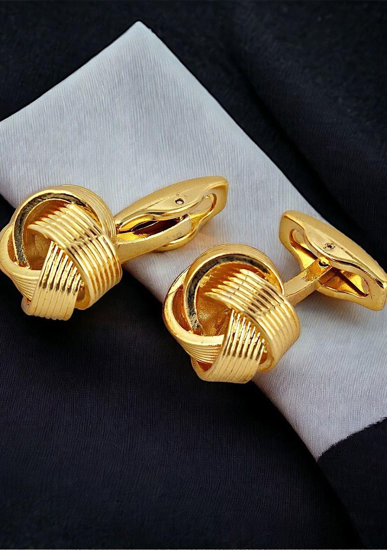 Gold Studs Gold Plated Cuffling For Men