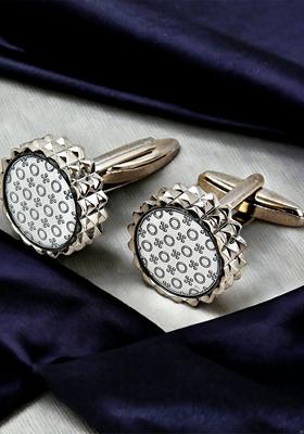 Silver Studs Silver Plated Cuffling For Men