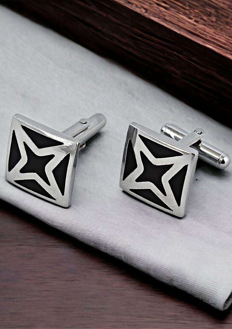 Silver Studs Silver Plated Cuffling For Men