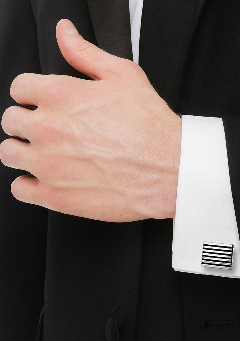 Silver Studs Silver Plated Cuffling For Men