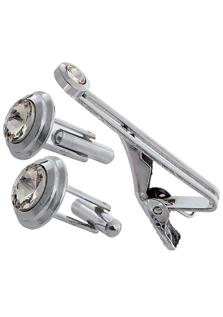 Silver Studs Silver Plated Cuffling For Men