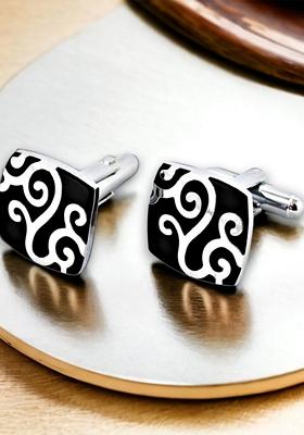Silver Studs Silver Plated Cuffling For Men