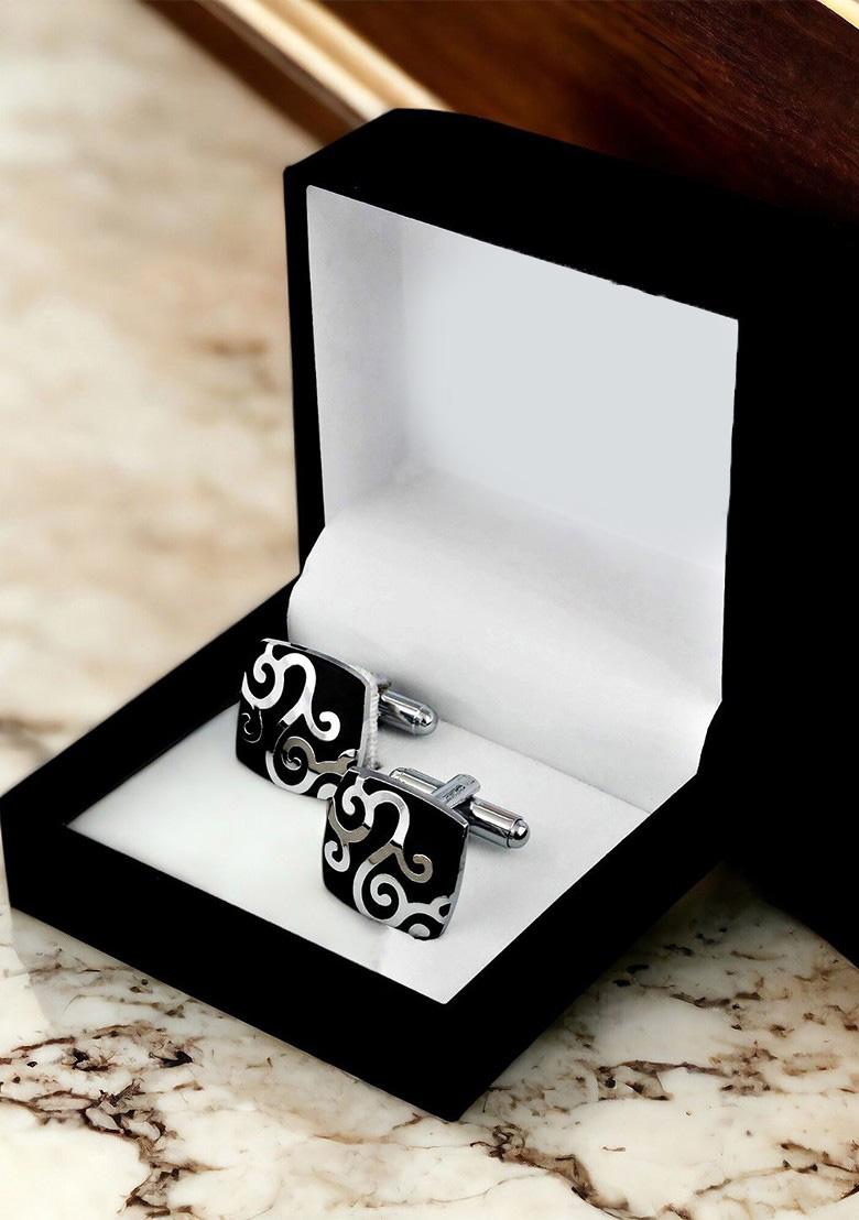 Silver Studs Silver Plated Cuffling For Men
