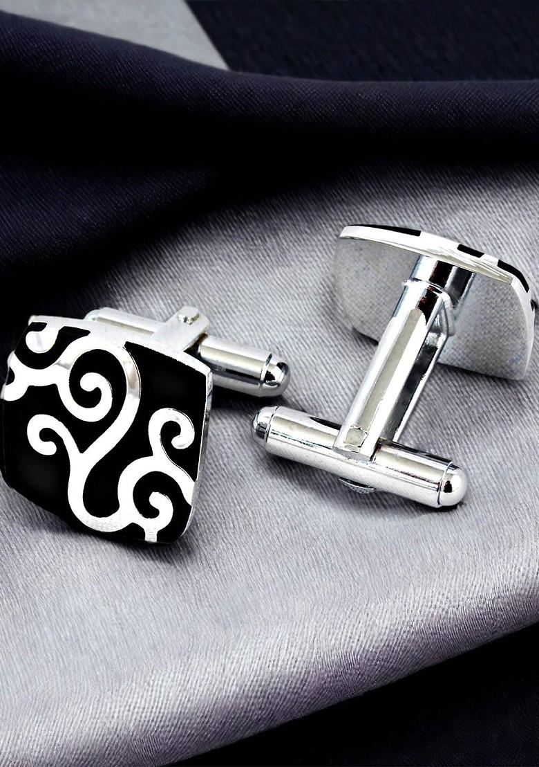 Silver Studs Silver Plated Cuffling For Men