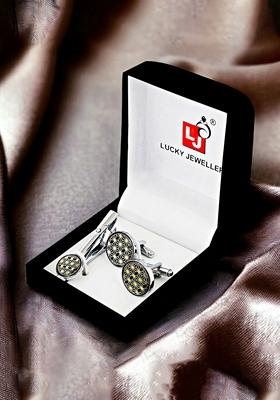 Silver Studs Silver Plated Cuffling For Men