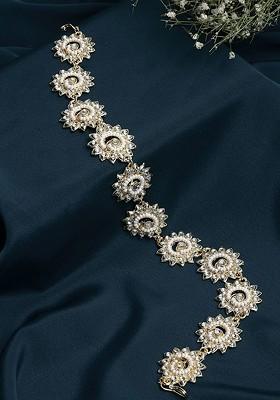 Gold Plated Embellished Hairband