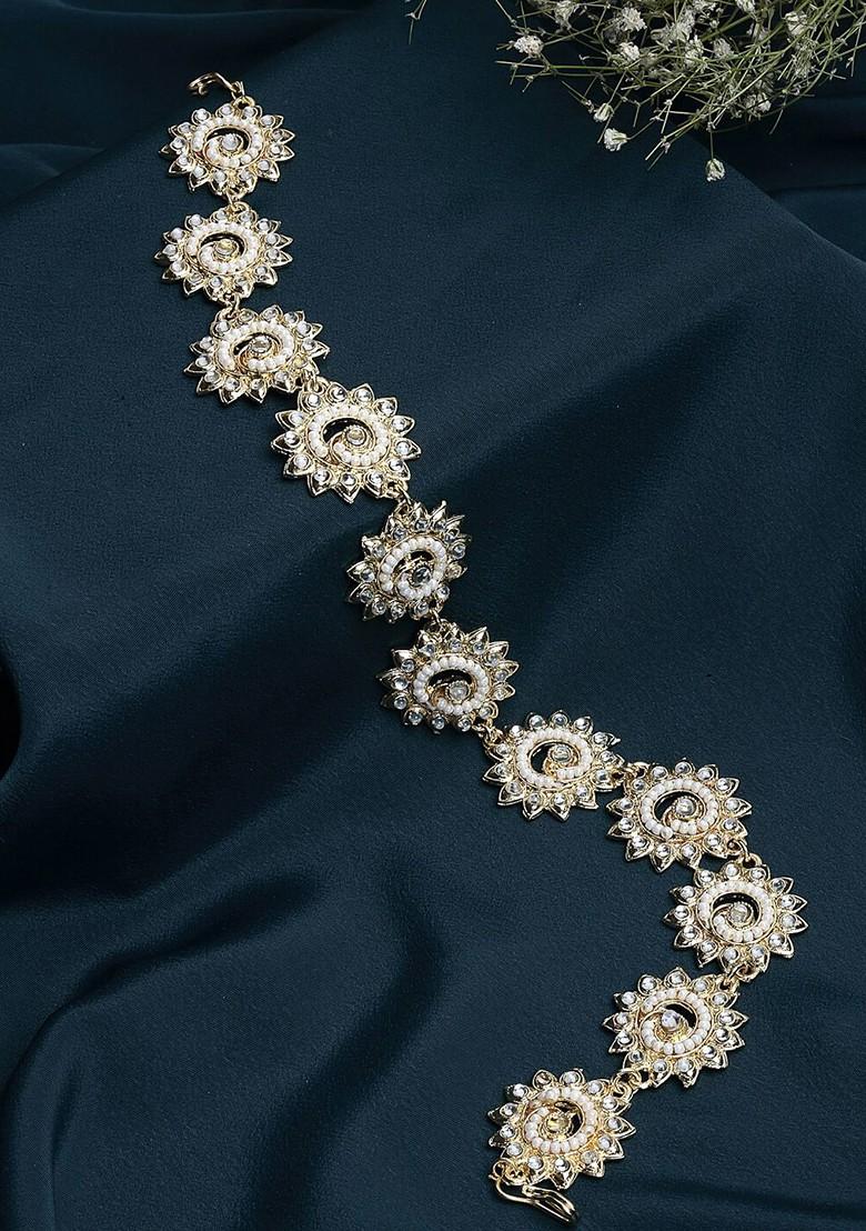 Gold Plated Embellished Hairband