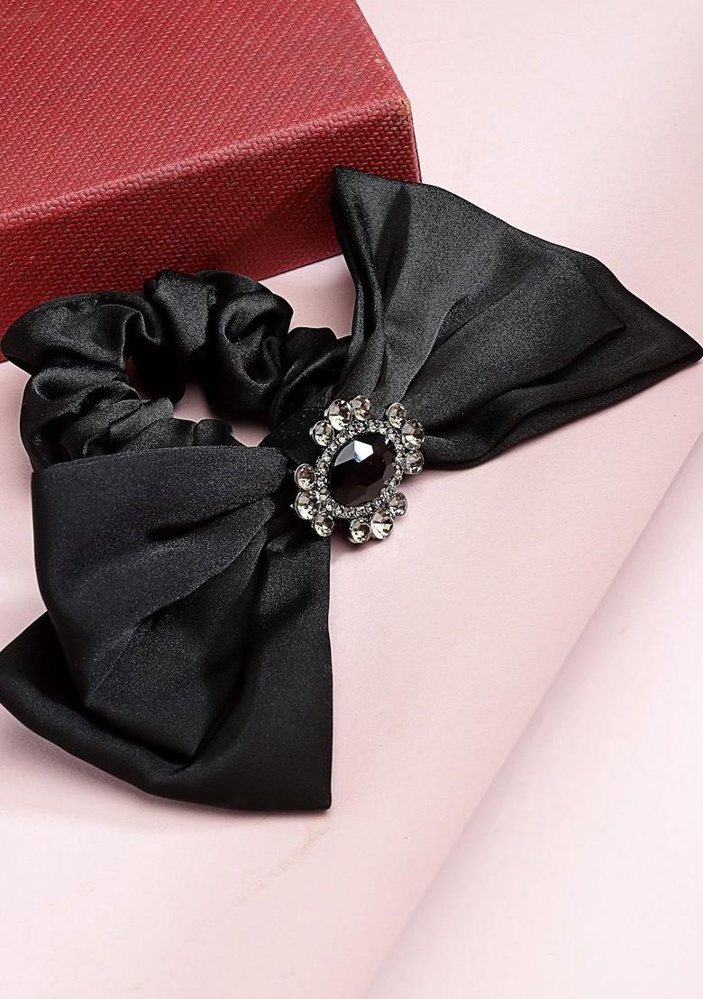 Silver Embellished Ponytail Holders