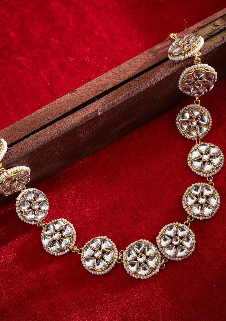 Gold Plated Kundan Studded Matha Patti