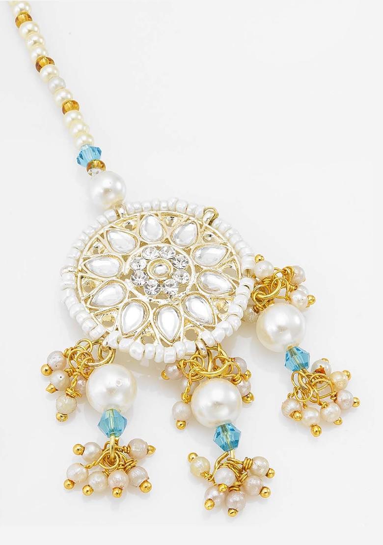 Gold Plated Ethnic Maangtikka