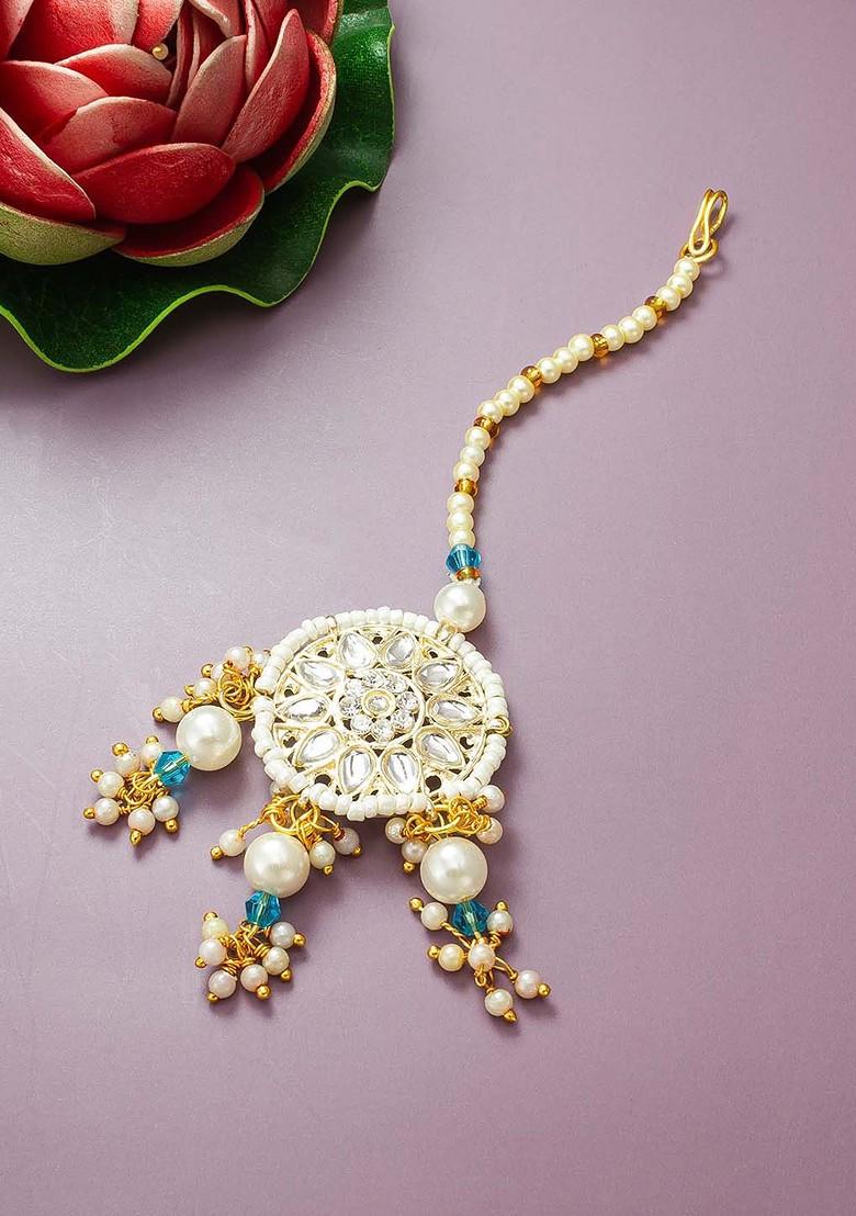 Gold Plated Ethnic Maangtikka